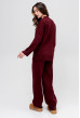 Вязаный бордовый костюм с надрезами. Maritel. Изображенние 1 Вязаный бордовый костюм с надрезами. Maritel. Изображенние 1