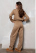 Бежевый вязаный костюм с разрезами. Maritel. Изображенние 2 Бежевый вязаный костюм с разрезами. Maritel. Изображенние 2