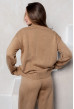 Бежевый вязаный костюм с разрезами. Maritel. Изображенние 5 Бежевый вязаный костюм с разрезами. Maritel. Изображенние 5
