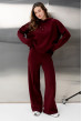 Бордовый костюм отсрочка с капюшоном — 170401. Maritel Бордовый костюм отсрочка с капюшоном — 170401. Maritel