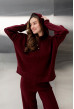 Бордовый костюм отсрочка с капюшоном — 170401. Maritel. Изображенние 3 Бордовый костюм отсрочка с капюшоном — 170401. Maritel. Изображенние 3