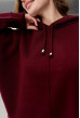 Бордовый костюм отсрочка с капюшоном — 170401. Maritel. Изображенние 4 Бордовый костюм отсрочка с капюшоном — 170401. Maritel. Изображенние 4