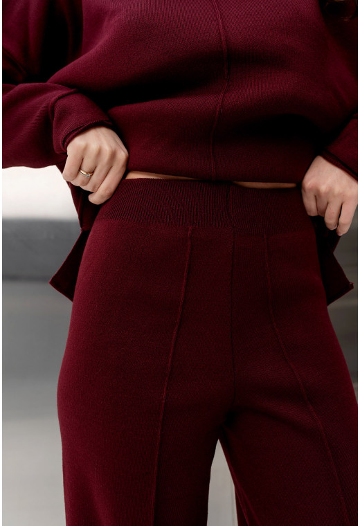 Бордовый костюм отсрочка с капюшоном — 170401. Maritel. Изображенние 5 Бордовый костюм отсрочка с капюшоном — 170401. Maritel. Изображенние 5