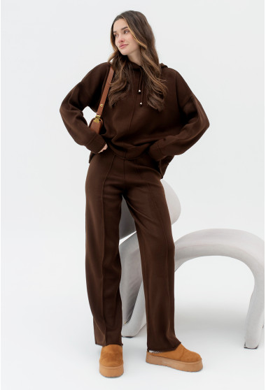 Шоколадный костюм отсрочка с капюшоном. Maritel. Изображенние 1