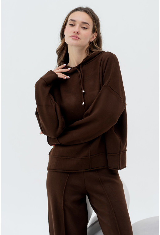 Шоколадный костюм отсрочка с капюшоном — 631839. Maritel. Изображенние 3 Шоколадный костюм отсрочка с капюшоном — 631839. Maritel. Изображенние 3