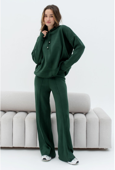 Изумрудный костюм отсрочка с капюшоном. Maritel. Изображенние 12