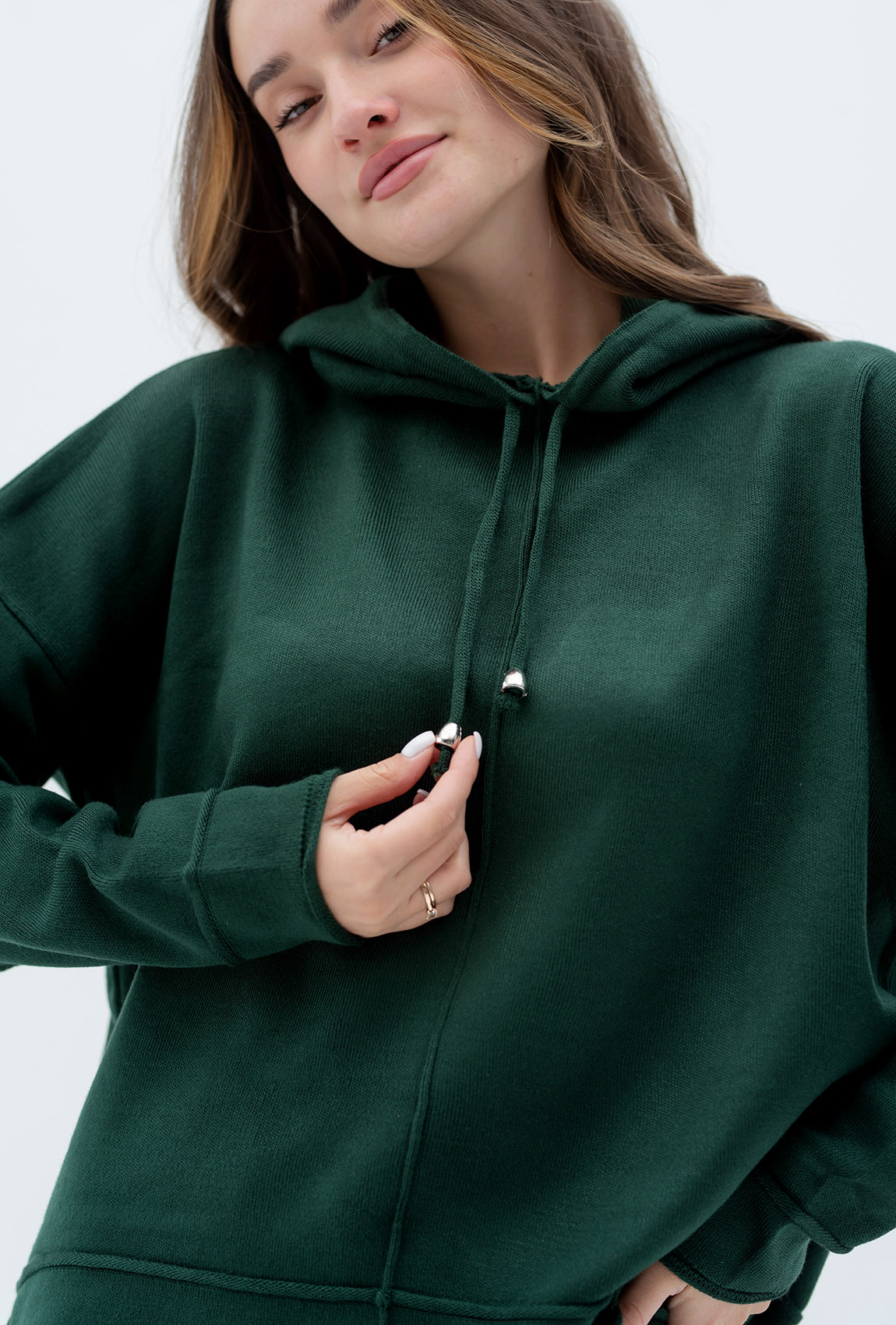 Изумрудный костюм отсрочка с капюшоном — 647794. Maritel. Изображенние 4 Изумрудный костюм отсрочка с капюшоном — 647794. Maritel. Изображенние 4