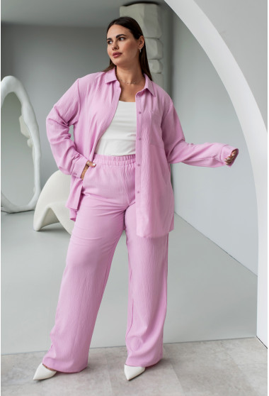 Сиреневый костюм жатка. Maritel. Изображенние 6