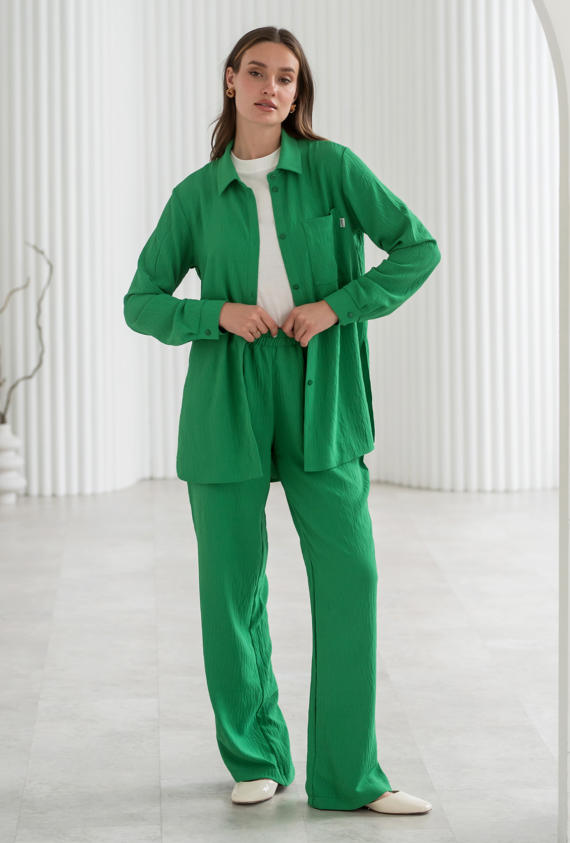 Зелений костюм жатка —  302131. Maritel