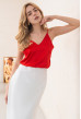 Червона майка шовк — 735401. Maritel. Зображення 1 Червона майка шовк — 735401. Maritel. Зображення 1