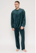 Изумрудная мужская велюровая пижама. Maritel Изумрудная мужская велюровая пижама. Maritel