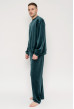 Изумрудная мужская велюровая пижама. Maritel. Изображенние 1 Изумрудная мужская велюровая пижама. Maritel. Изображенние 1
