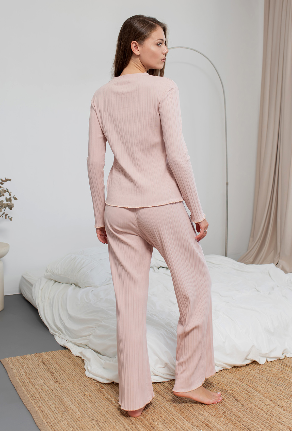 Пудровая пижама ажур —  607480. Maritel. Изображенние 1