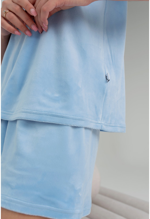 Голубая пижама бант с шортами — 389734. Maritel. Изображенние 6 Голубая пижама бант с шортами — 389734. Maritel. Изображенние 6