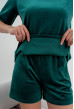 Изумрудная пижама бант с шортами — 650193. Maritel. Изображенние 4 Изумрудная пижама бант с шортами — 650193. Maritel. Изображенние 4