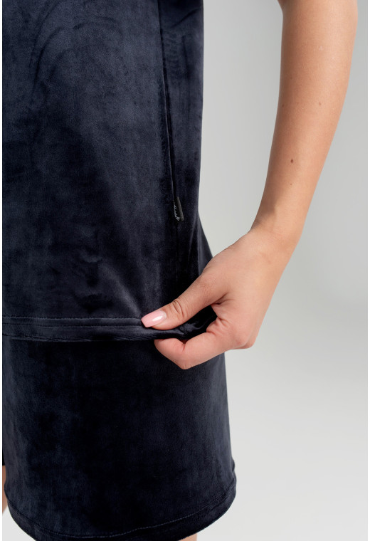 Синя піжама бант з шортами — 805399. Maritel. Зображення 5 Синя піжама бант з шортами — 805399. Maritel. Зображення 5