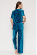 Аквамариновая пижама бант со штанами — 183879. Maritel. Изображенние 2 Аквамариновая пижама бант со штанами — 183879. Maritel. Изображенние 2