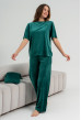 Изумрудная пижама бант со штанами — 277232. Maritel Изумрудная пижама бант со штанами — 277232. Maritel