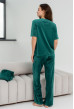 Изумрудная пижама бант со штанами — 277232. Maritel. Изображенние 2 Изумрудная пижама бант со штанами — 277232. Maritel. Изображенние 2