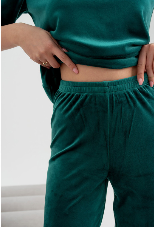 Изумрудная пижама бант со штанами — 277232. Maritel. Изображенние 4 Изумрудная пижама бант со штанами — 277232. Maritel. Изображенние 4