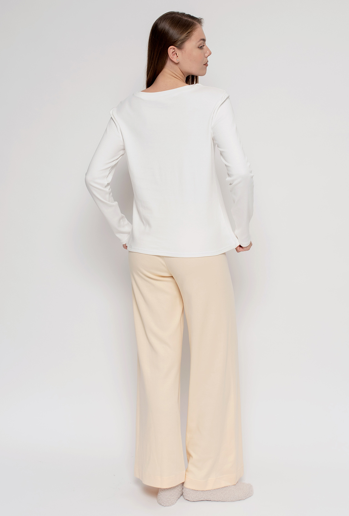 Бежевая пижама птичка —  280589. Maritel. Изображенние 2