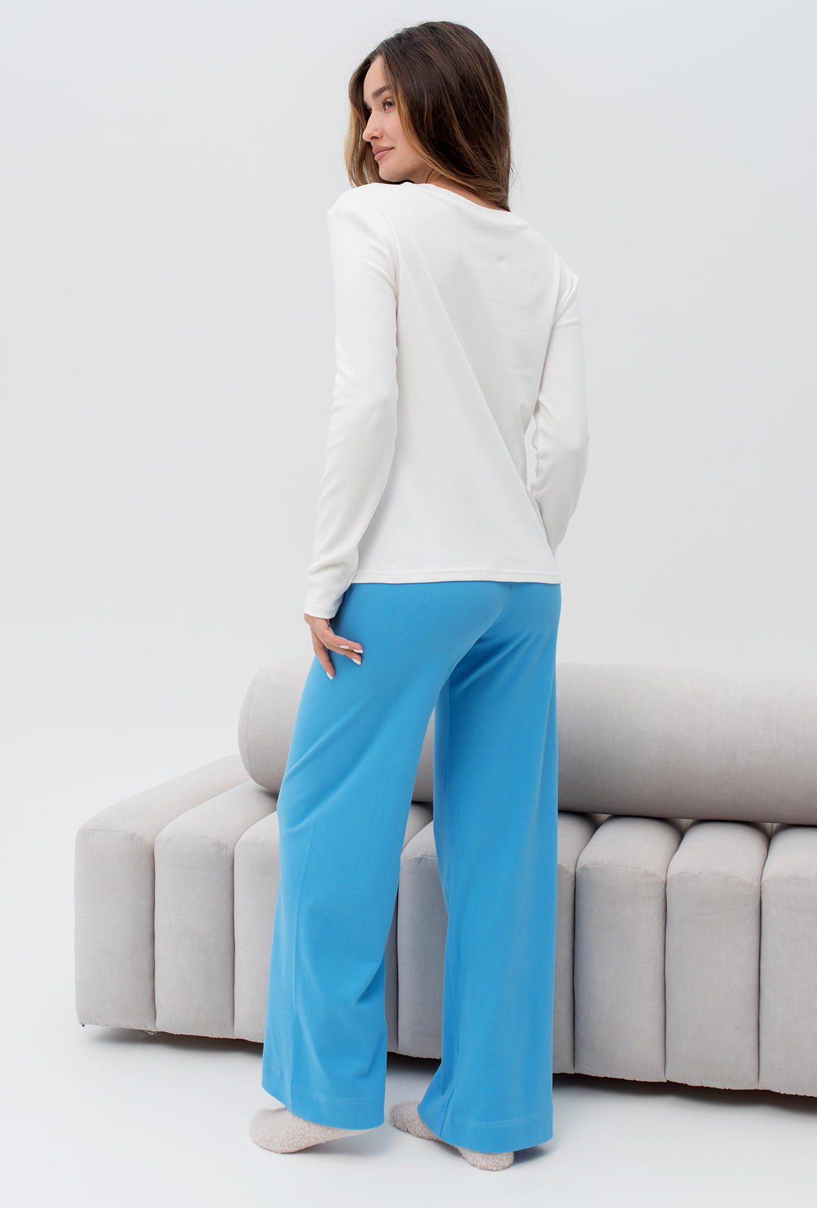 Голубая пижама птичка —  257699. Maritel. Изображенние 2