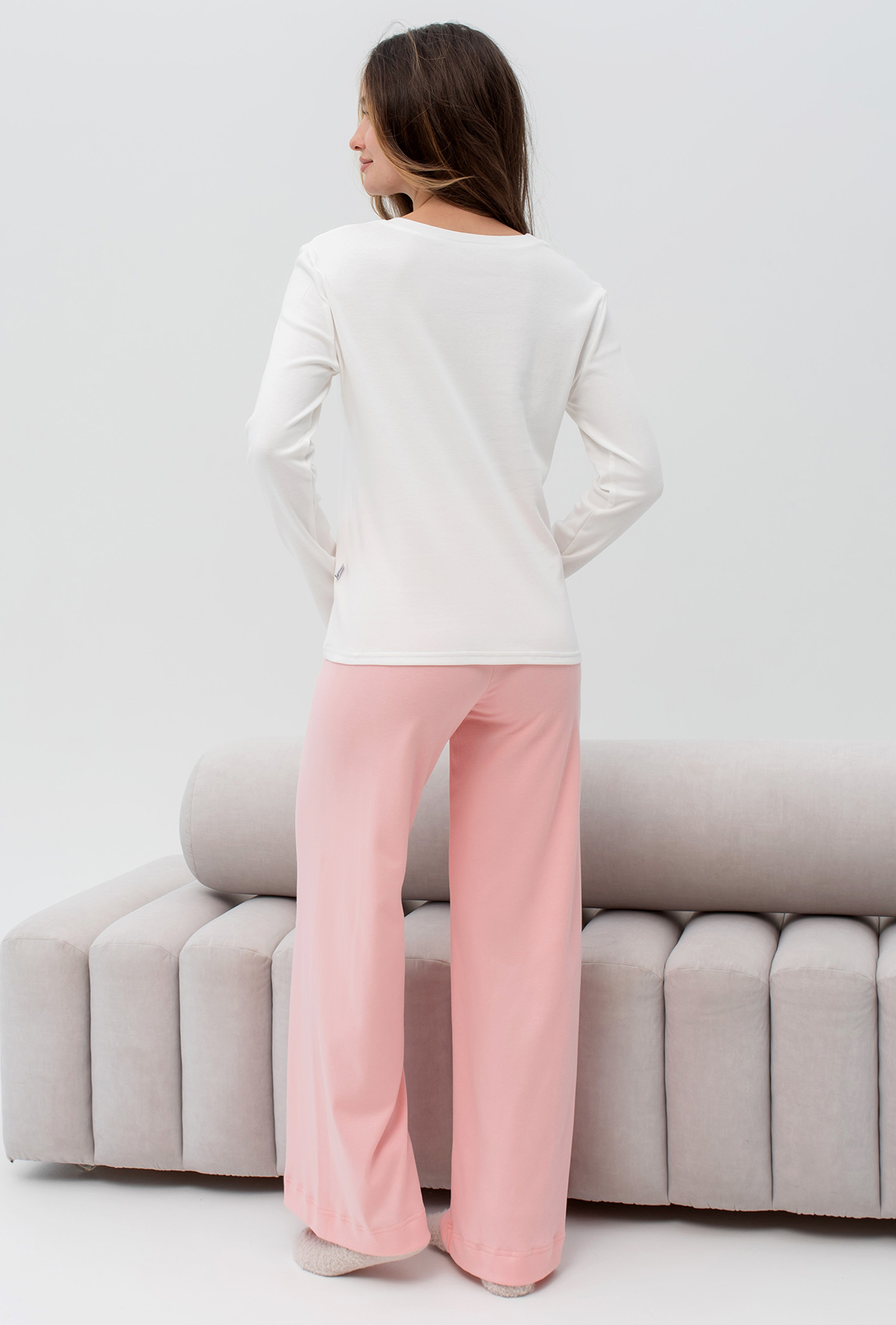 Персиковая пижама птичка —  240357. Maritel. Изображенние 2