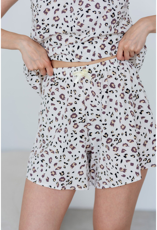 Пижама бежевый леопард —  753443. Maritel. Изображенние 2 Пижама бежевый леопард —  753443. Maritel. Изображенние 2