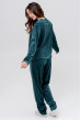 Изумрудная велюровая пижама Chill time — 120569. Maritel. Изображенние 1 Изумрудная велюровая пижама Chill time — 120569. Maritel. Изображенние 1