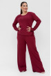 Бордовая пижама рубчик. Maritel Бордовая пижама рубчик. Maritel