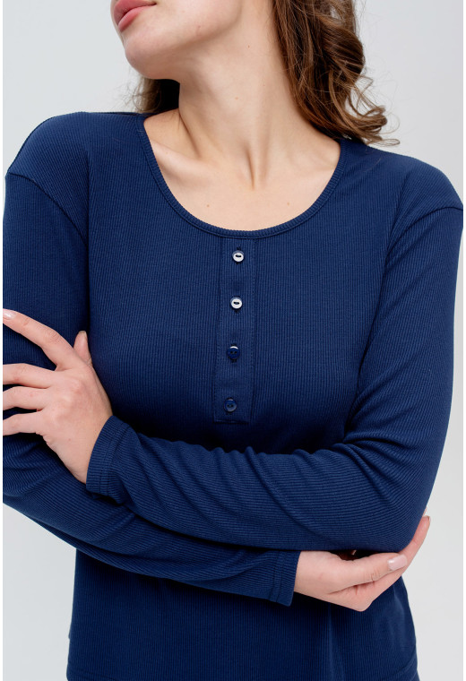 Синяя пижама рубчик. Maritel. Изображенние 4 Синяя пижама рубчик. Maritel. Изображенние 4