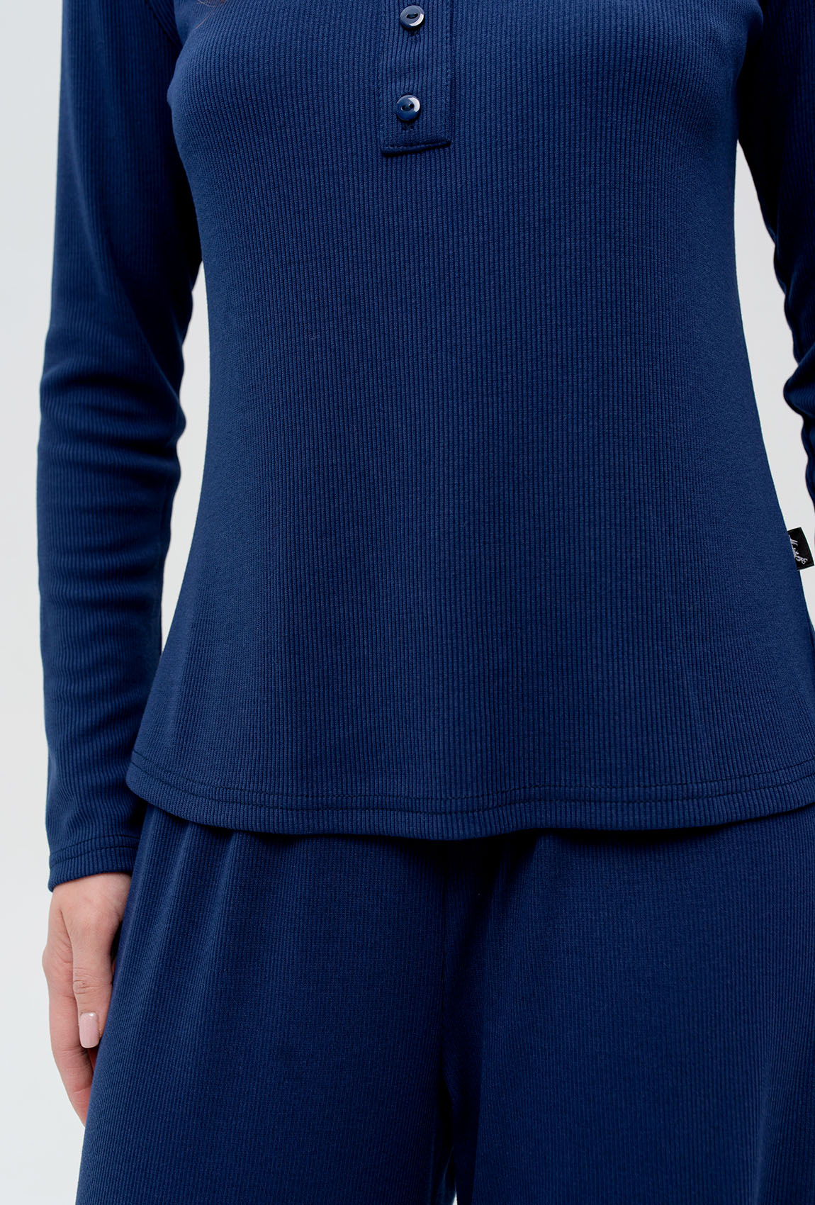 Синя піжама рубчик —  739068. Maritel. Зображення 5