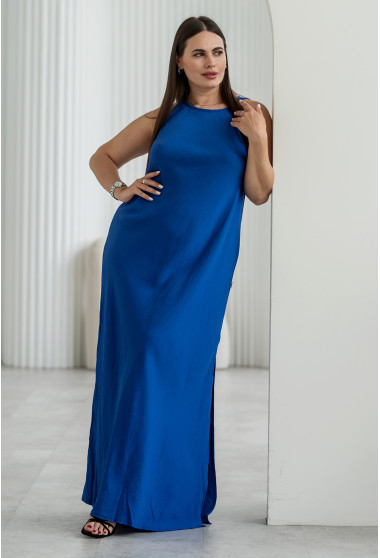 Сарафан лен жатка цвет электрик. Maritel. Изображенние 7