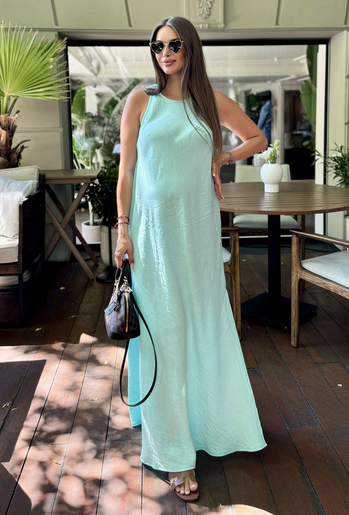 Сарафан лен жатка тиффани —  122067. Maritel Сарафан лен жатка тиффани —  122067. Maritel