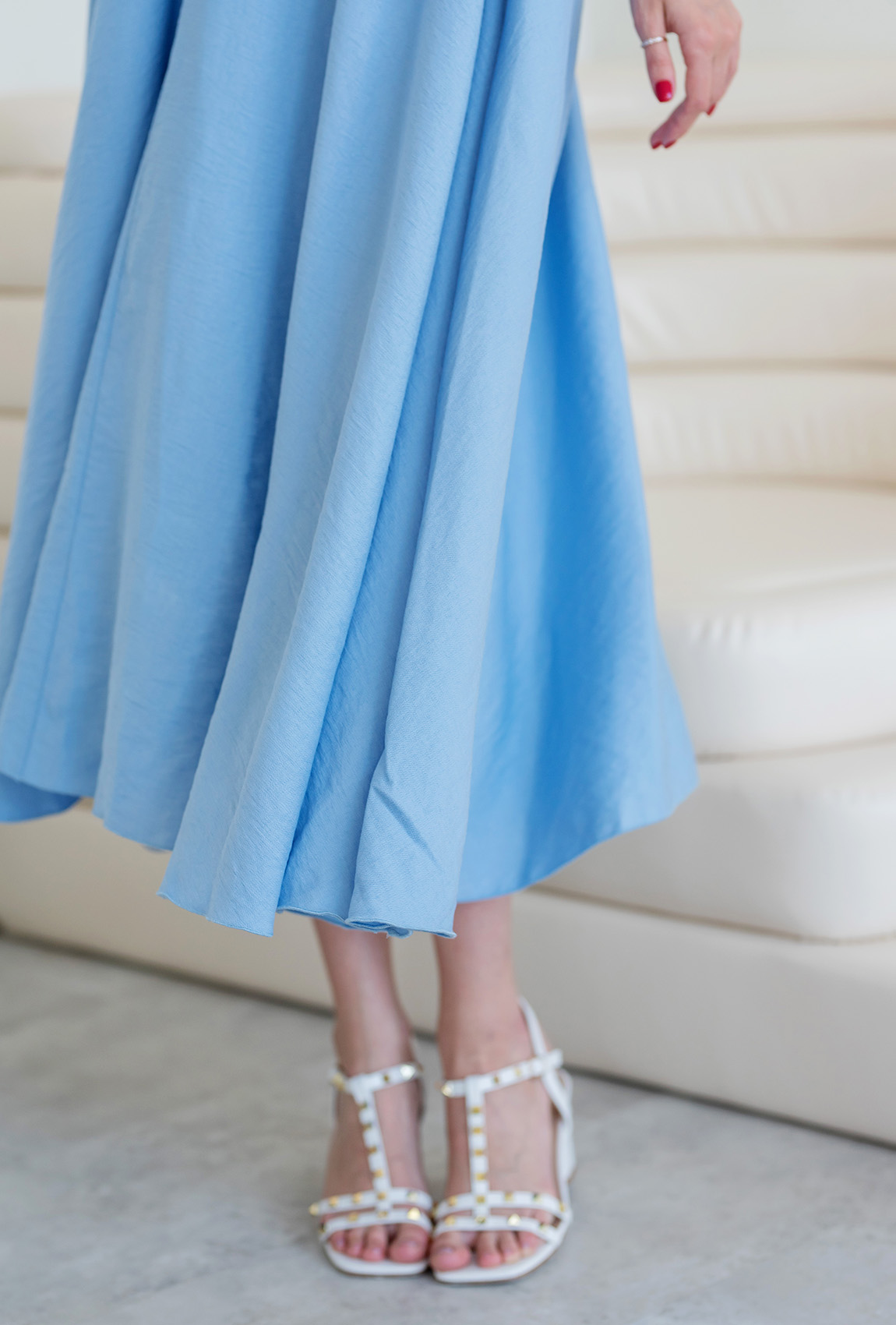 Сарафан льон колір джинс — 548392. Maritel. Зображення 4 Сарафан льон колір джинс — 548392. Maritel. Зображення 4