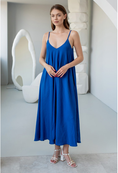 Сарафан лен цвет электрик. Maritel. Изображенние 9