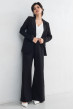 Черные льняные брюки палаццо — 770997. Maritel. Изображенние 2 Черные льняные брюки палаццо — 770997. Maritel. Изображенние 2