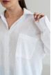 Молочная рубашка льняная — 873119. Maritel. Изображенние 3 Молочная рубашка льняная — 873119. Maritel. Изображенние 3