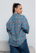 Голубая рубашка в клетку — 742025. Maritel. Изображенние 2 Голубая рубашка в клетку — 742025. Maritel. Изображенние 2