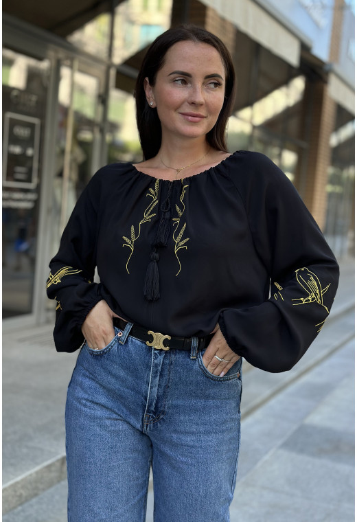 Чорна вишиванка Україна пташка. Maritel. Зображення 3 Чорна вишиванка Україна пташка. Maritel. Зображення 3