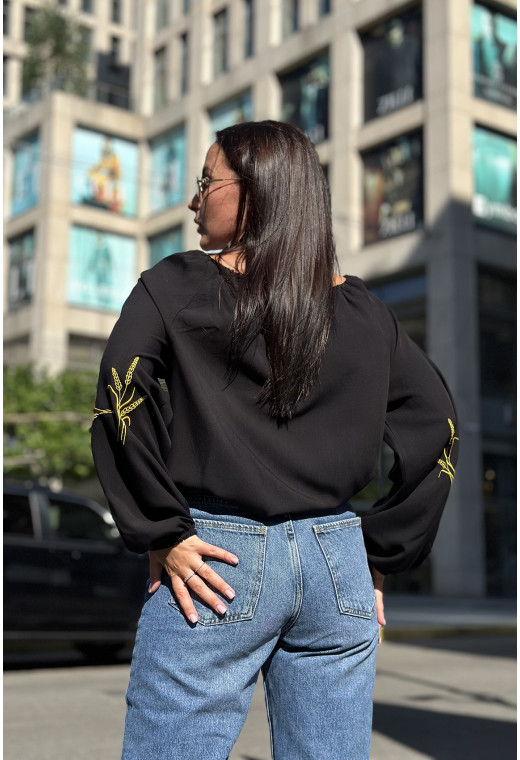 Чорна вишиванка Україна пташка. Maritel. Зображення 2 Чорна вишиванка Україна пташка. Maritel. Зображення 2