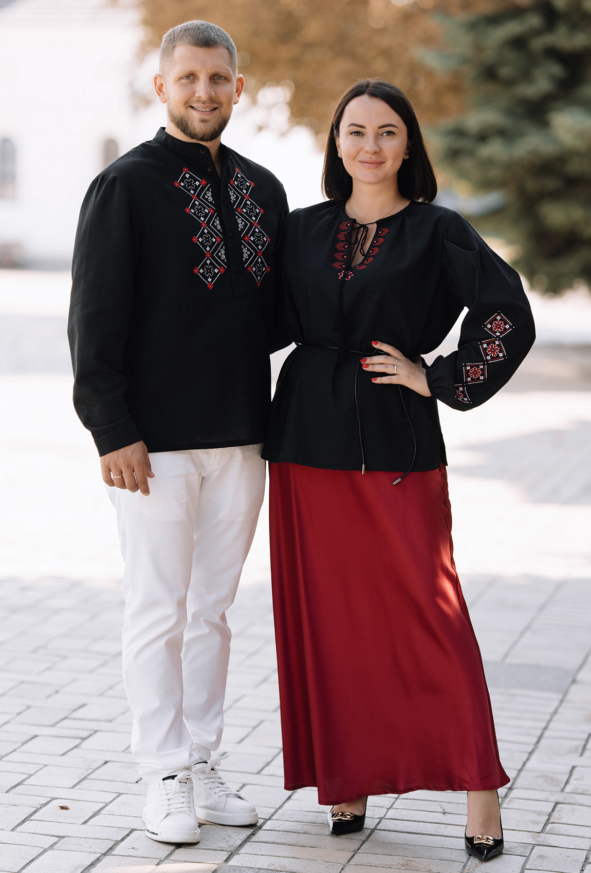 Черная женская вышиванка —  568939. Maritel. Изображенние 1