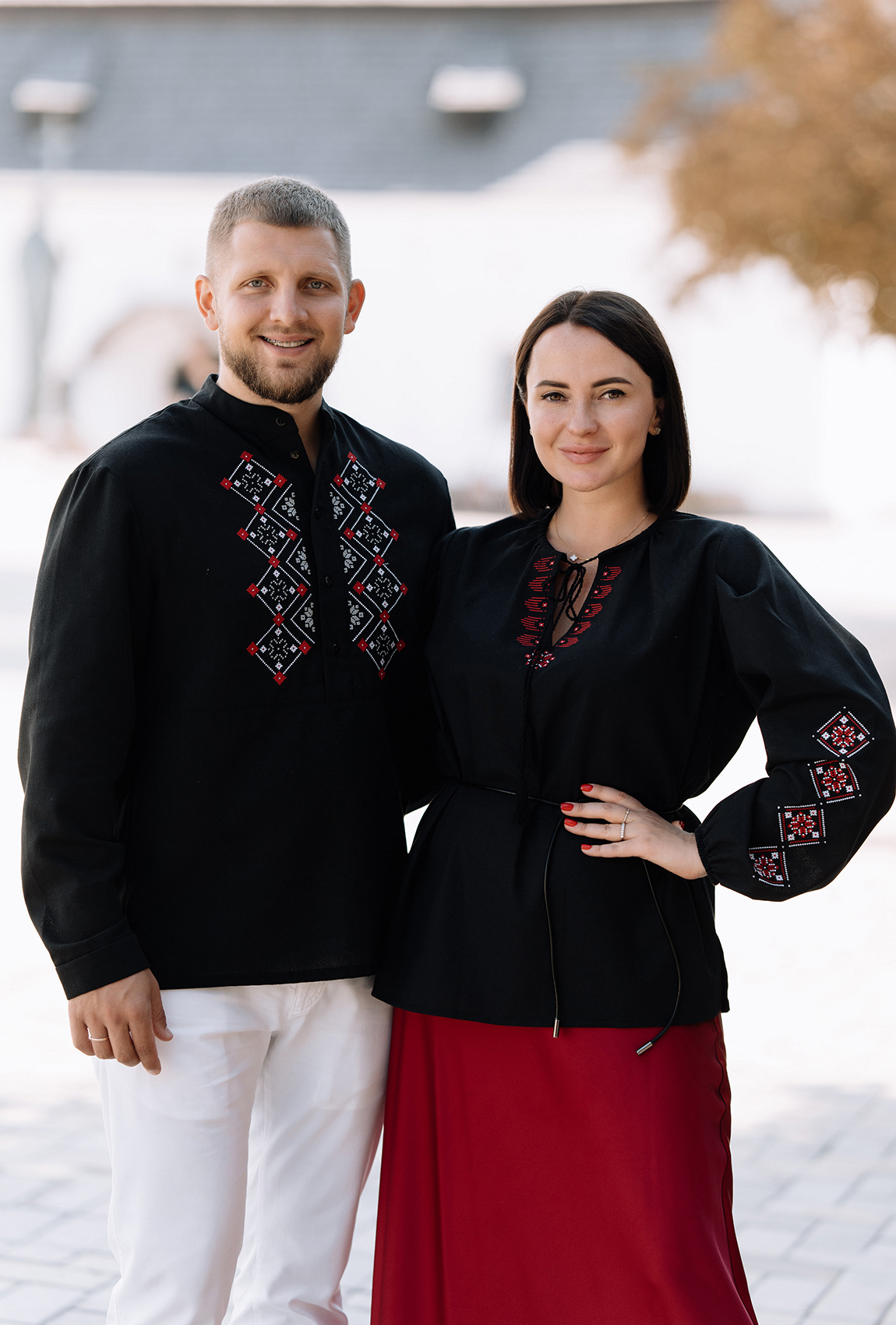 Черная женская вышиванка —  568939. Maritel