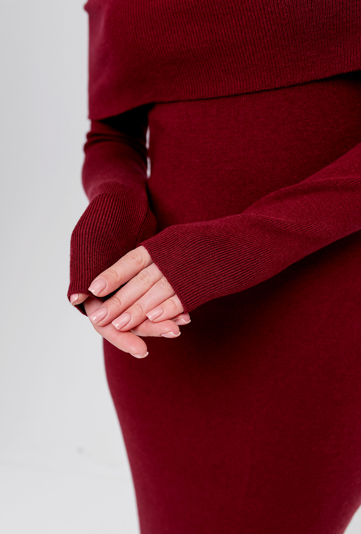 Бордова сукня з відкритими плечима —  757208. Maritel. Зображення 5