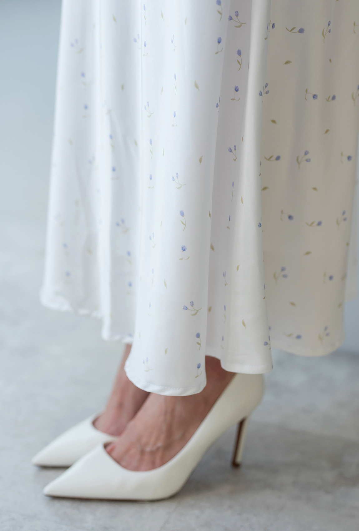Шелковая белая юбка в цветок  —  693940. Maritel. Изображенние 5 Шелковая белая юбка в цветок  —  693940. Maritel. Изображенние 5