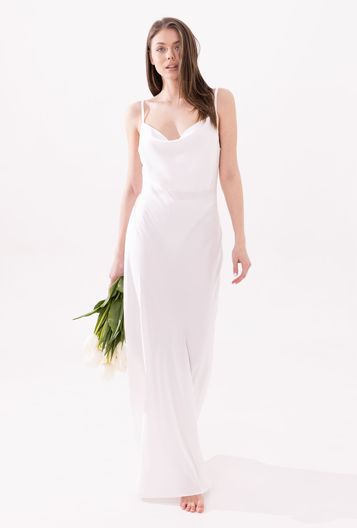 Молочна сукня комбінація —  868845. Maritel