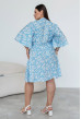 Сукня штапель блакитна в квітку — 768565. Maritel. Зображення 2 Сукня штапель блакитна в квітку — 768565. Maritel. Зображення 2