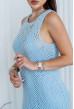 Блакитна сукня в'язана сітка — 970717. Maritel. Зображення 3 Блакитна сукня в'язана сітка — 970717. Maritel. Зображення 3