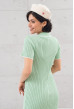 Оливковое укороченное платье вязка с пуговицами. Maritel. Изображенние 2 Оливковое укороченное платье вязка с пуговицами. Maritel. Изображенние 2