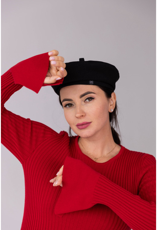 Красное платье вязка с сердцем — 483936. Maritel. Изображенние 6 Красное платье вязка с сердцем — 483936. Maritel. Изображенние 6